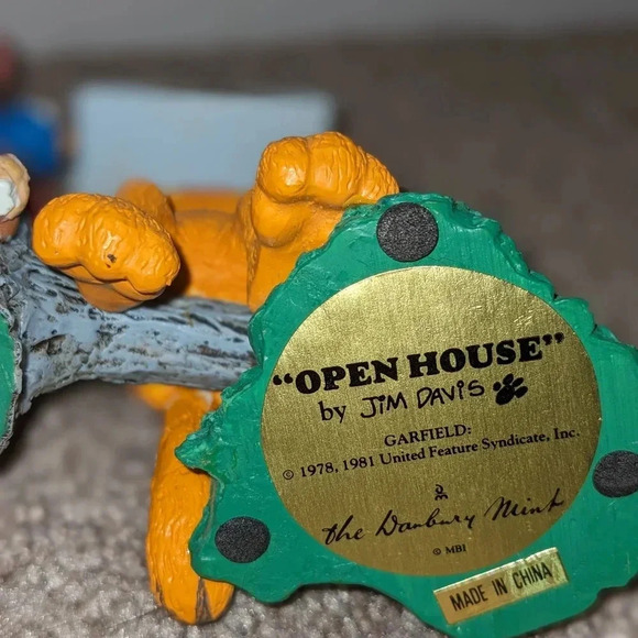 Vintage‎ Garfield Birdhouse Figurine Jim Davis United Feature Syndicate 1978 - Picture 4 of 6